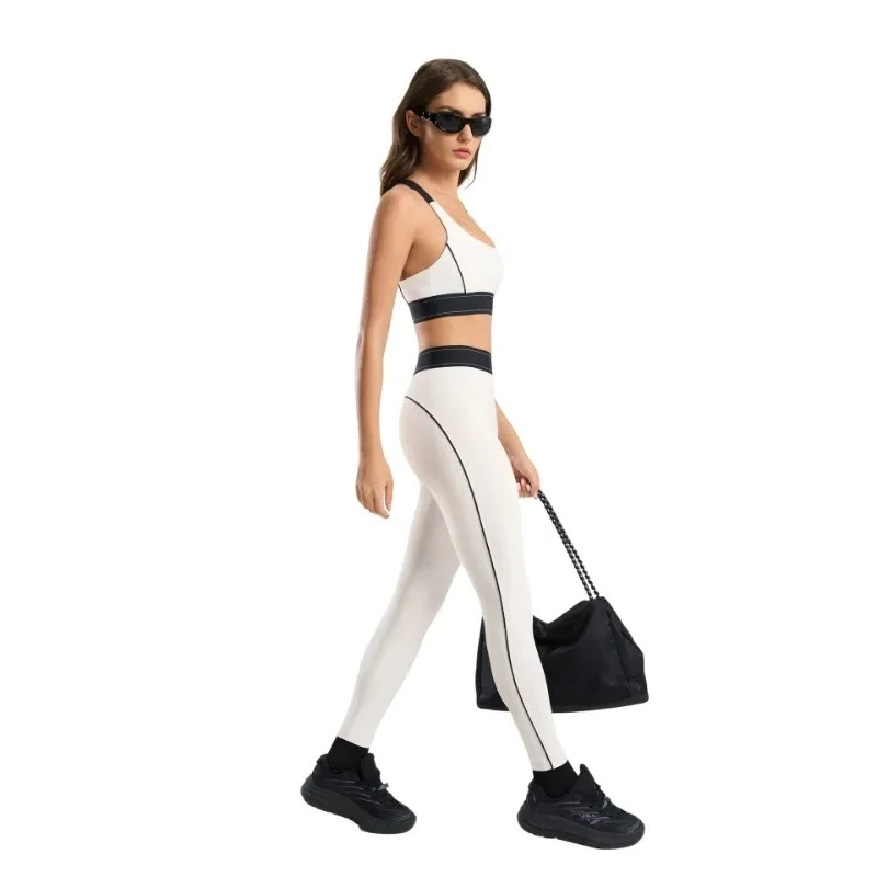 Новые спортивные леггинсы контрастного цвета с завязкой на талии, эластичные, подчеркивающие фигуру, утягивающие брюки для фитнеса и йоги для женщин
Новые спортивные леггинсы контрастного цвета с завязкой на талии, эластичные, подчеркивающие фигуру, утягивающие брюки для фитнеса и йоги для женщин