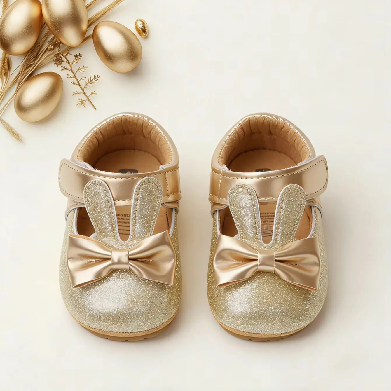 Cute female baby shoes with rabbit ears Mary Jane flat shoes princess wedding shoes newborn treasure shoes
Cute female baby shoes with rabbit ears Mary Jane flat shoes princess wedding shoes newborn treasure shoes