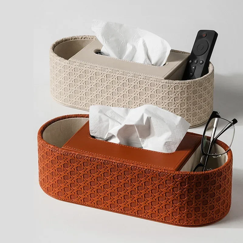 Oval Leather Tissue Box, Creative Multifunctional Leather Remote Control Mobile Storage Box Living Room Decoration
Oval Leather Tissue Box, Creative Multifunctional Leather Remote Control Mobile Storage Box Living Room Decoration