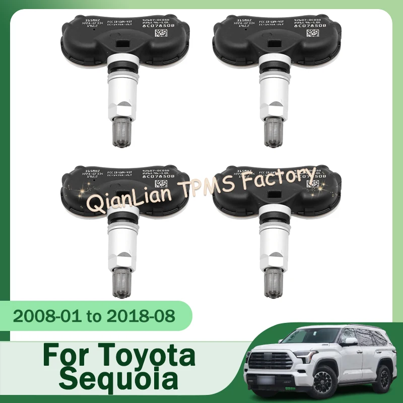 4pcs 426070C050 Car Tire Sensors System For Toyota Sequoia Sienta Sienna Tundra 315MHz 42607-0C050 TPMS Tire Sensor
4pcs 426070C050 Car Tire Sensors System For Toyota Sequoia Sienta Sienna Tundra 315MHz 42607-0C050 TPMS Tire Sensor