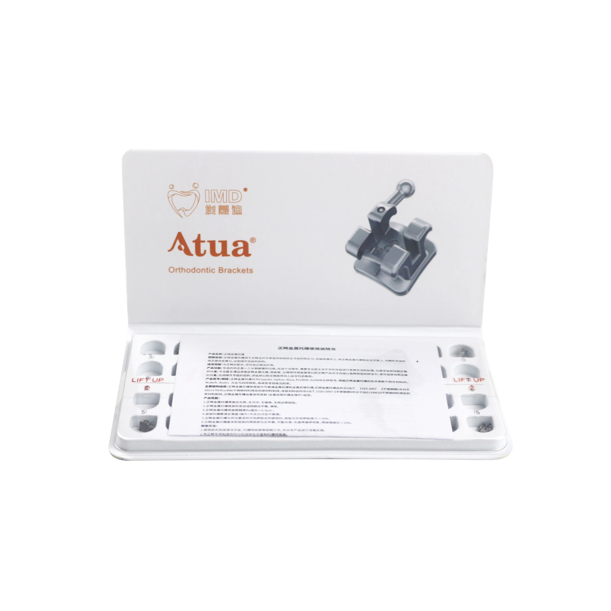Orthodontic Bracket IMD Atua Integrated MIM Mini Bracket McBeTr Kit 0.022" U5-5 L5-5 3/345 Hooks Orthodontic Metal Braces
Orthodontic Bracket IMD Atua Integrated MIM Mini Bracket McBeTr Kit 0.022" U5-5 L5-5 3/345 Hooks Orthodontic Metal Braces