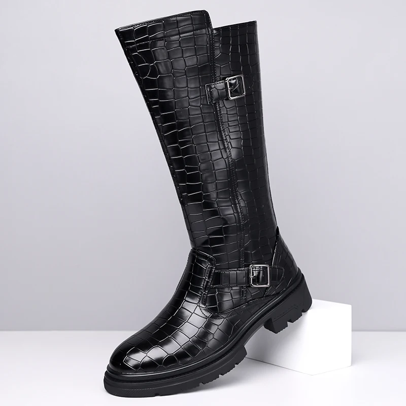 mens casual party nightclub high original leather boots black brown designer shoes cowboy long knight boot cool motorcycle botas
mens casual party nightclub high original leather boots black brown designer shoes cowboy long knight boot cool motorcycle botas