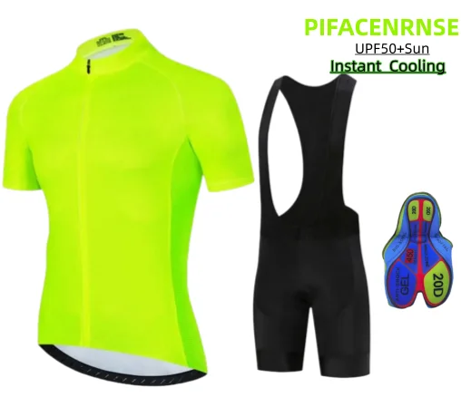 Fluorescent Green Solid color Men Short Sleeve Cycling Jersey Suits MTB Racing Bike Clothes Summer Bicycle Cycling Clothing
Fluorescent Green Solid color Men Short Sleeve Cycling Jersey Suits MTB Racing Bike Clothes Summer Bicycle Cycling Clothing