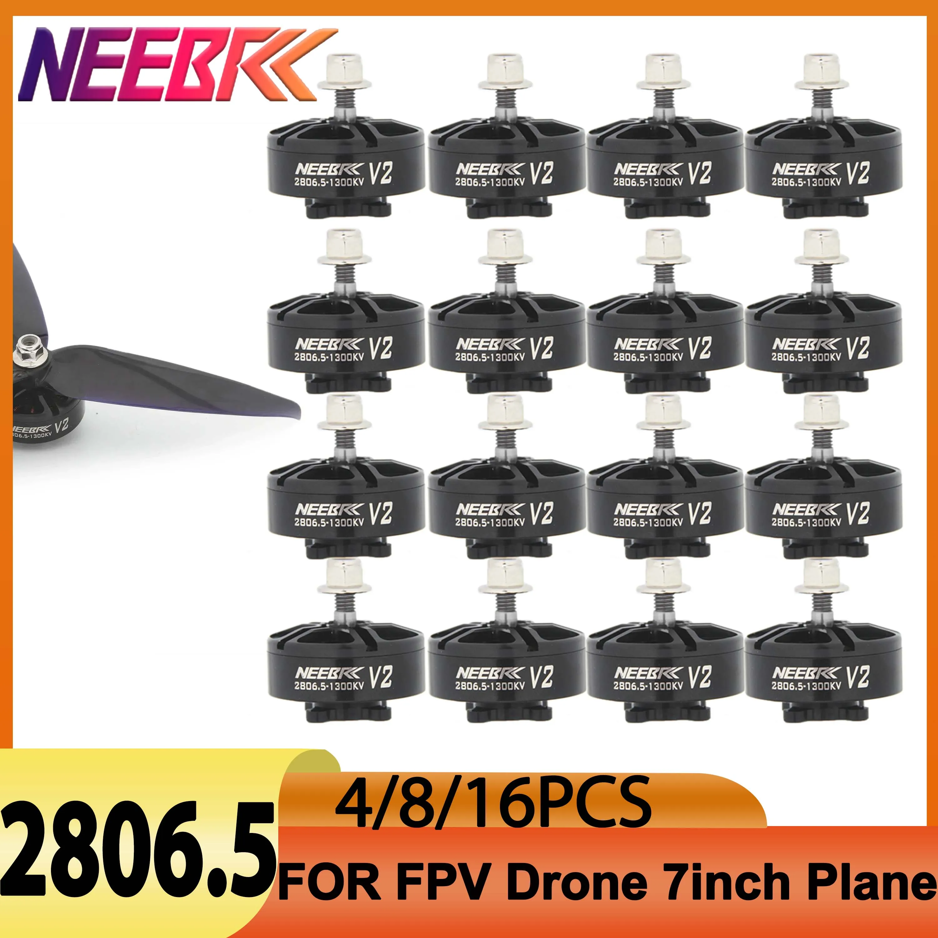 1/2/4Set 2806.5 2807 1300KV Brushless Motor 3-6S for APEX MARK4 Mark5 XL5 7inch FPV Drone Quadcopter Gemfan 7040 Propeller DIY
1/2/4Set 2806.5 2807 1300KV Brushless Motor 3-6S for APEX MARK4 Mark5 XL5 7inch FPV Drone Quadcopter Gemfan 7040 Propeller DIY