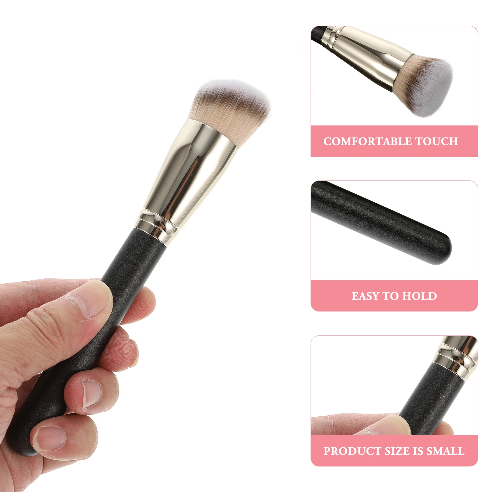 Ergonomic Foundation For Liquid Makeup Multi-Functional Powder Blender Brush Professional Seamless Face Brush For Women
Ergonomic Foundation For Liquid Makeup Multi-Functional Powder Blender Brush Professional Seamless Face Brush For Women