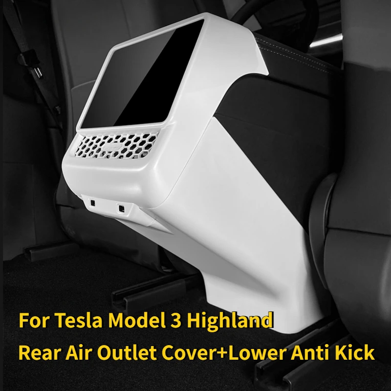 Rear Air Outlet Frame for Tesla Model 3+/Model Y Juniper 2025 Rear Screen Cover Back Air Vent Trim Protective Cover Accessories
Rear Air Outlet Frame for Tesla Model 3+/Model Y Juniper 2025 Rear Screen Cover Back Air Vent Trim Protective Cover Accessories