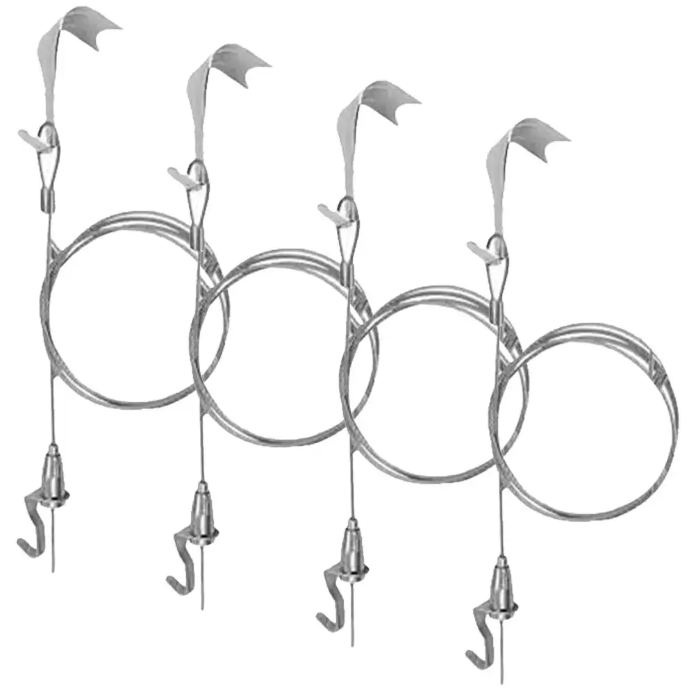4 Sets Picture Hanging Wire Rope Kit Heavy Duty Hooks for Wall Frames Mirrors Projects Cord System Home Office Use Hardware
4 Sets Picture Hanging Wire Rope Kit Heavy Duty Hooks for Wall Frames Mirrors Projects Cord System Home Office Use Hardware