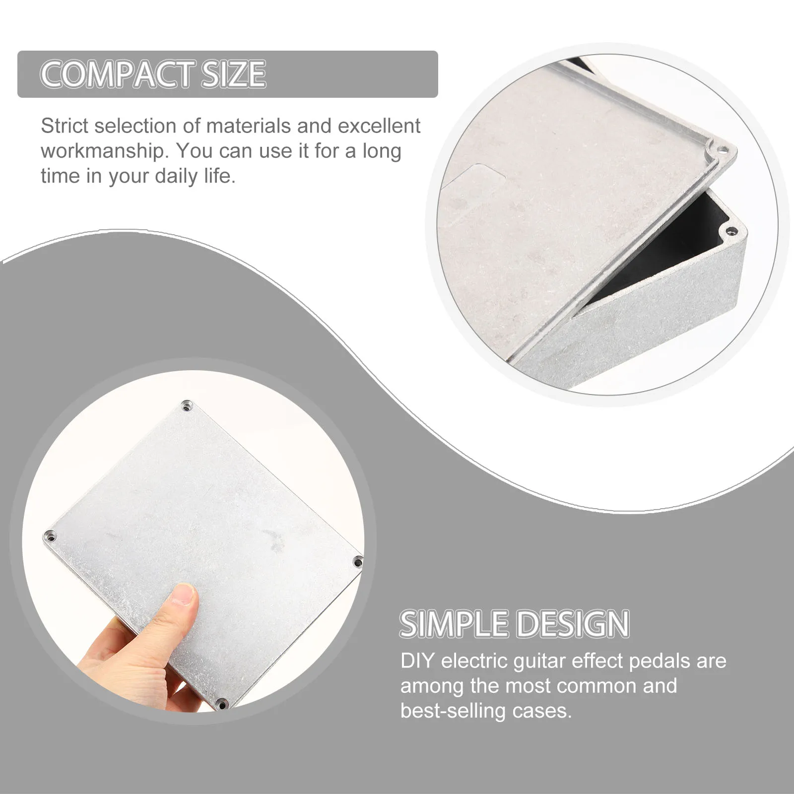 Aluminum Effect Pedal Box Guitar Case Enclosure Durable Safe AntiRust Electric DIY Replacement PedalBoard Case
Aluminum Effect Pedal Box Guitar Case Enclosure Durable Safe AntiRust Electric DIY Replacement PedalBoard Case