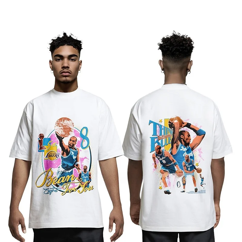 Футболка с принтом в стиле ретро в честь Коби, американского звездного игрока, свободного кроя, молодежная, модная, хлопковая, антибактериальная, летняя.
Футболка с принтом в стиле ретро в честь Коби, американского звездного игрока, свободного кроя, молодежная, модная, хлопковая, антибактериальная, летняя.