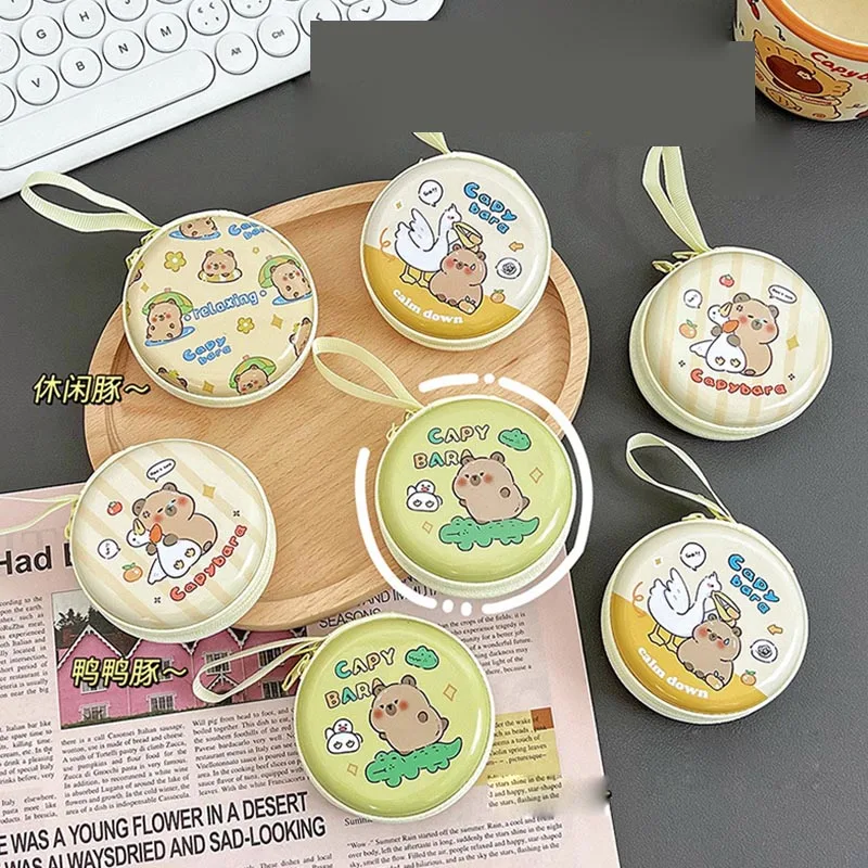 12pcs/lot Cartoon Capybara Pencil Case Kawaii Metal Pencil Box Pen Bag Stationery Coin Purse Office School Supplies
12pcs/lot Cartoon Capybara Pencil Case Kawaii Metal Pencil Box Pen Bag Stationery Coin Purse Office School Supplies