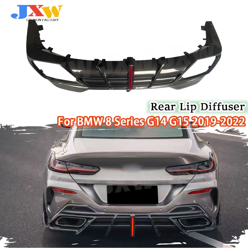 Carbon Fiber Rear Bumper Lip Diffuser Spoiler FRP Body Kits Accessories Car Rear Lip Diffuser for BMW 8 Series G14 G15 2019-2022
Carbon Fiber Rear Bumper Lip Diffuser Spoiler FRP Body Kits Accessories Car Rear Lip Diffuser for BMW 8 Series G14 G15 2019-2022
