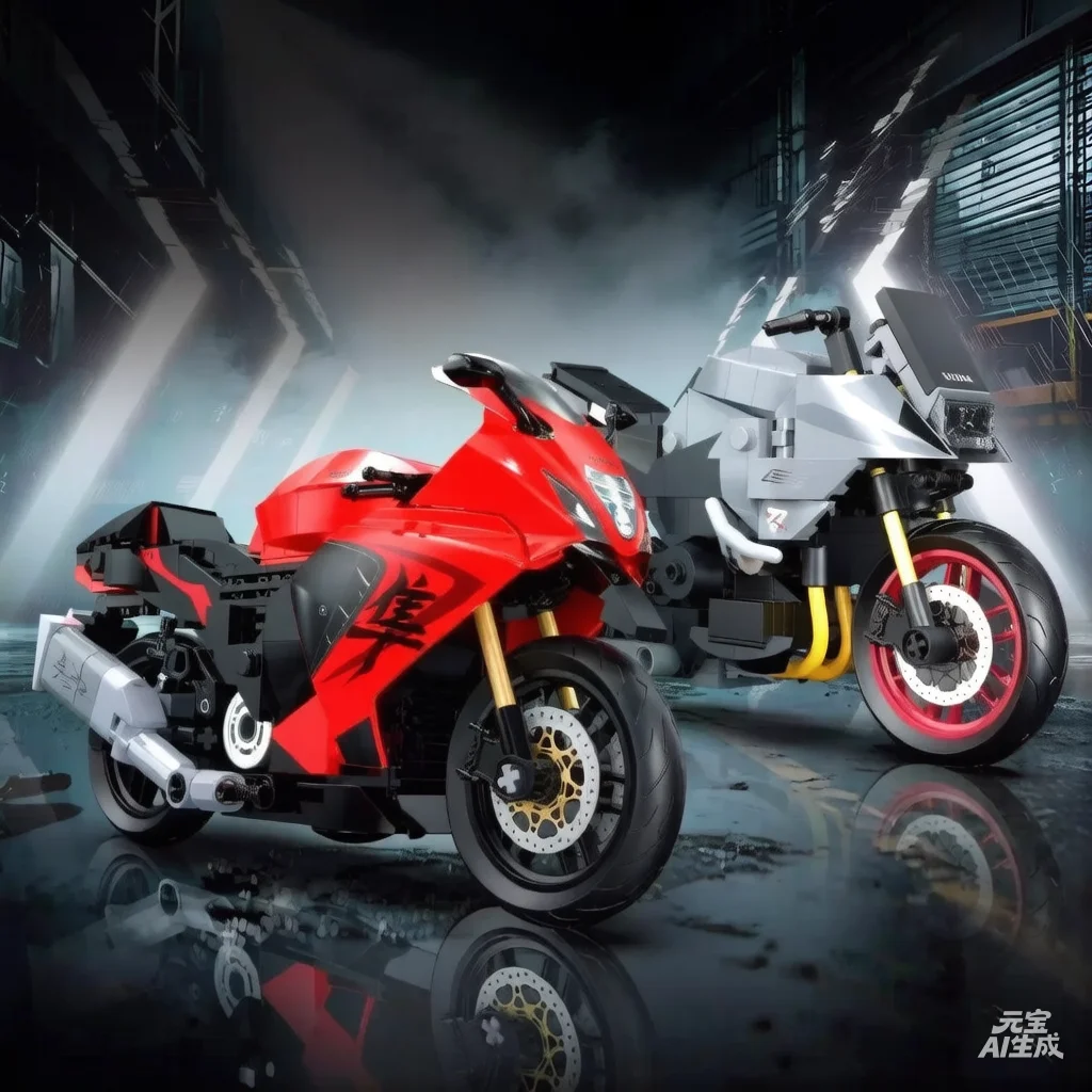 1:12 Scale Speed Japan Motorcycle Motor Model Building Block GSX1300R Hayabusas Katanas Brick Toys Collection For Boys Gifts
1:12 Scale Speed Japan Motorcycle Motor Model Building Block GSX1300R Hayabusas Katanas Brick Toys Collection For Boys Gifts