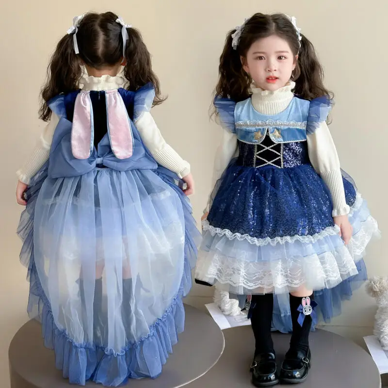 Autumn Winter Children's Rabbit Police Officer Dr Fce Lined Judy Lolita Princ Skirt Girls Dr Casual Wear
Autumn Winter Children's Rabbit Police Officer Dr Fce Lined Judy Lolita Princ Skirt Girls Dr Casual Wear