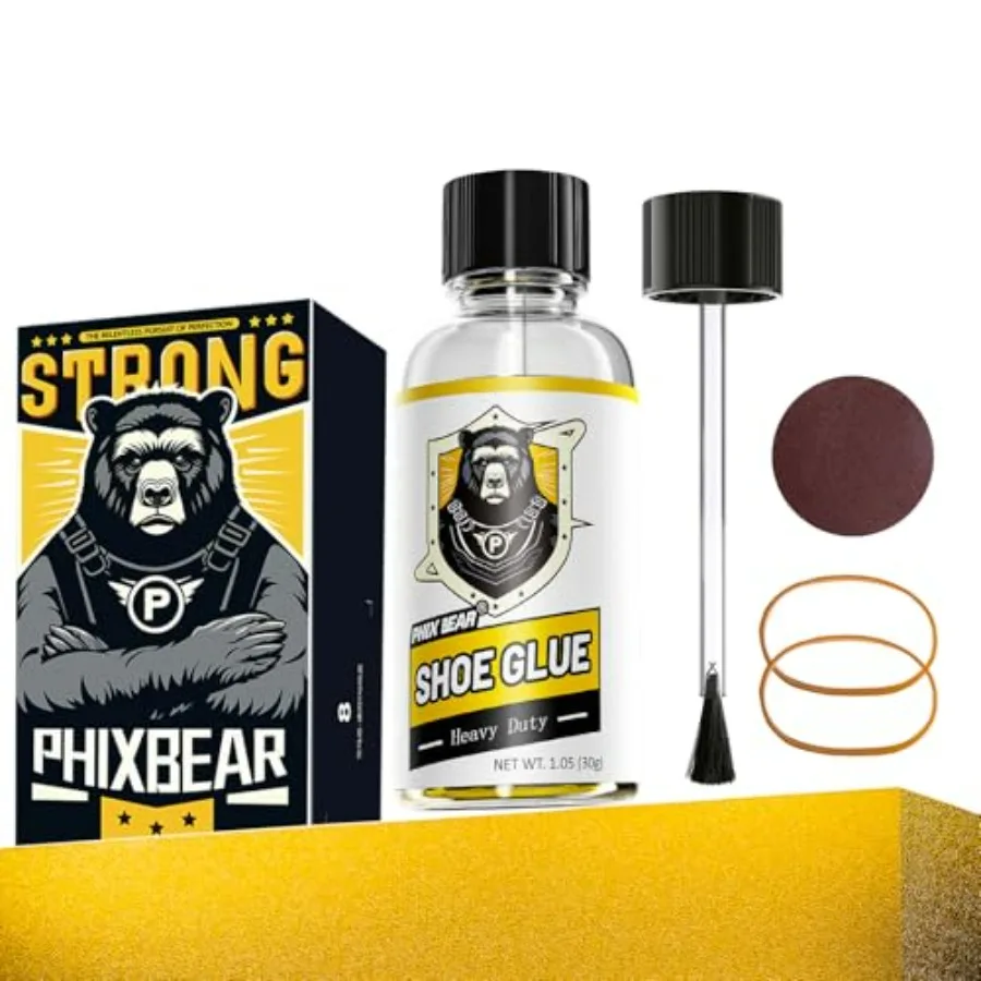 PHIXBEAR Professional Grade Shoe Glue Repair Adhesive, Heavy Duty Clear Flexible Glue:Low Odor, No White, No Hard, 1.05 fl oz
PHIXBEAR Professional Grade Shoe Glue Repair Adhesive, Heavy Duty Clear Flexible Glue:Low Odor, No White, No Hard, 1.05 fl oz