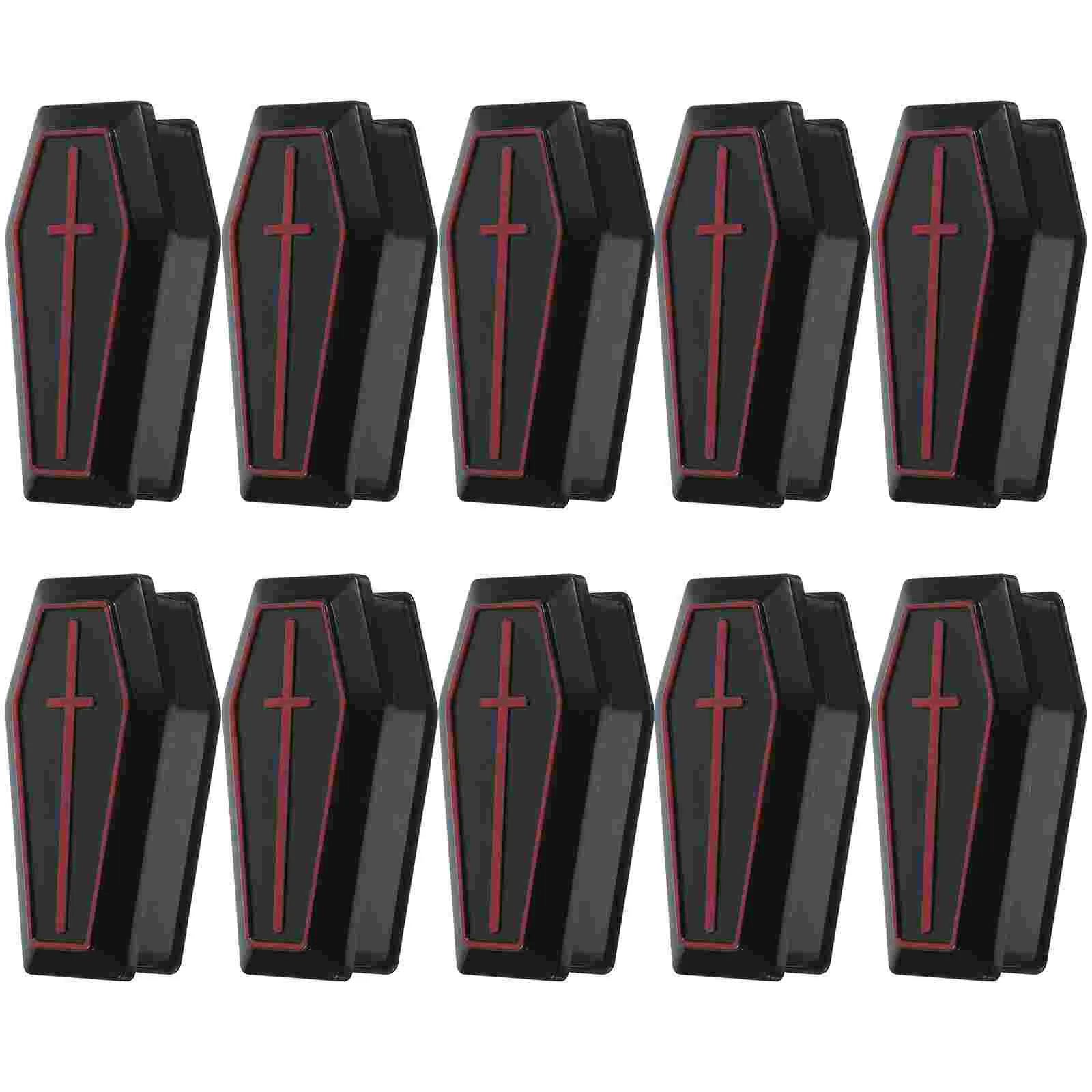 10 Pcs Mini Coffin Box Halloween Decorations Filler Party Favors Plastic Miniature Boxes
10 Pcs Mini Coffin Box Halloween Decorations Filler Party Favors Plastic Miniature Boxes