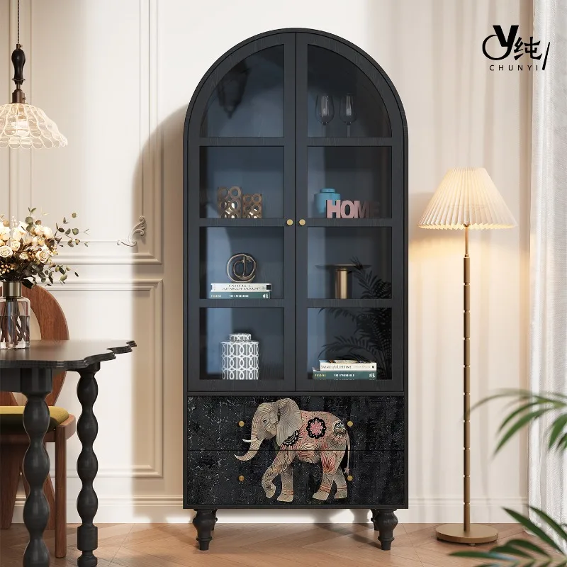 Американский стеклянный винный шкаф, витрина, маленькая квартира, бытовая гостиная, большой вместительный боковой шкаф, книжный шкаф из цельного дерева
Американский стеклянный винный шкаф, витрина, маленькая квартира, бытовая гостиная, большой вместительный боковой шкаф, книжный шкаф из цельного дерева