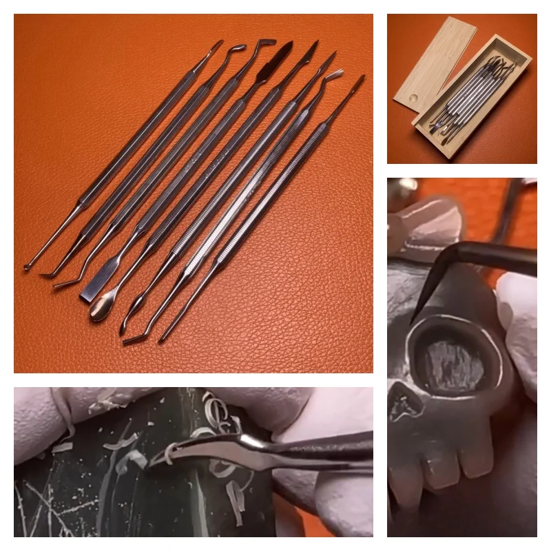 8-piece Pottery Set Carving Knives Handcrafted DIY Stone Plastic Clay Jewelry Wax Block Carving Edge Trimming Auxiliary Tools
8-piece Pottery Set Carving Knives Handcrafted DIY Stone Plastic Clay Jewelry Wax Block Carving Edge Trimming Auxiliary Tools