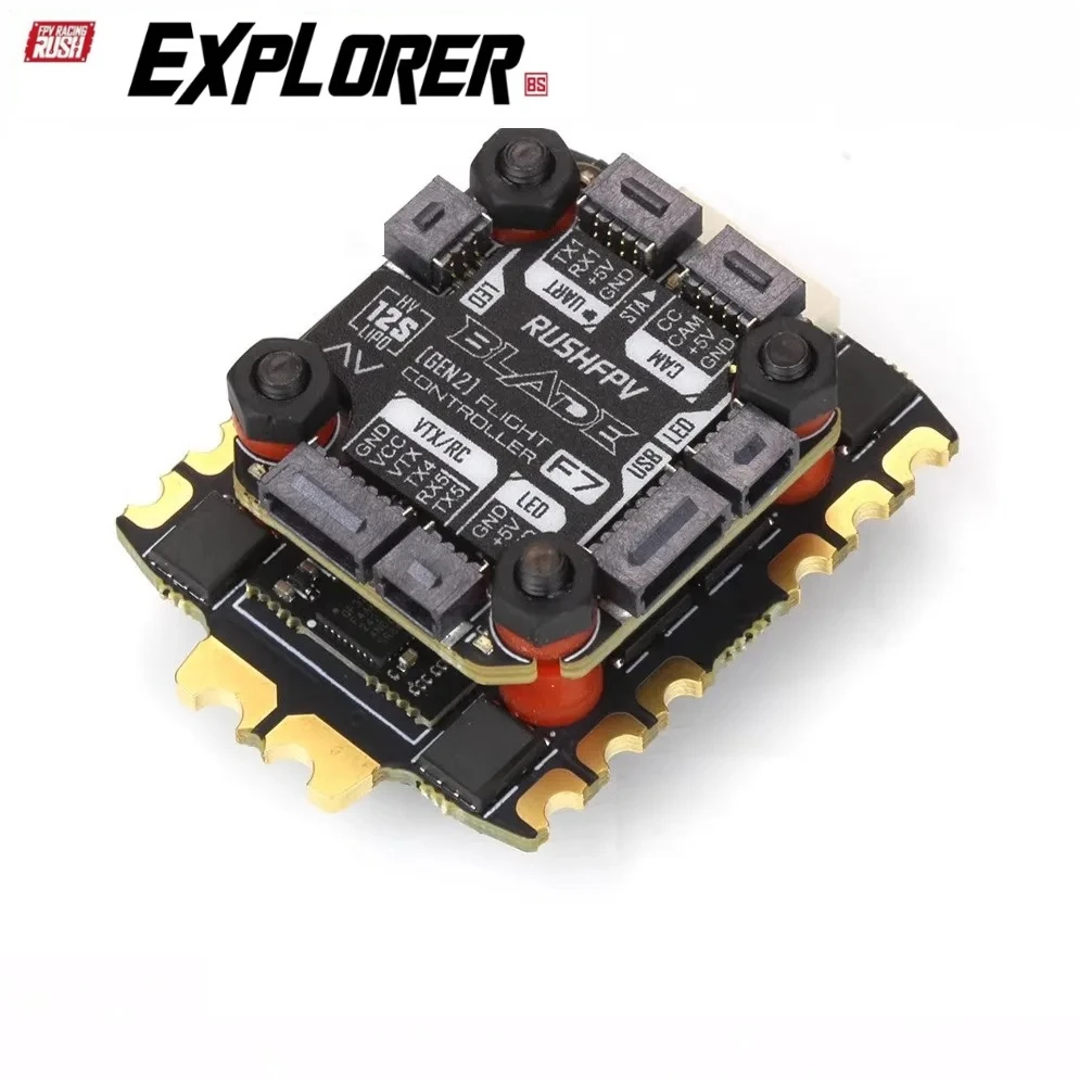 RushFPV Explorer Mini V2 60A Flight Stack for FPV Drones with Analog Digital Support
RushFPV Explorer Mini V2 60A Flight Stack for FPV Drones with Analog Digital Support