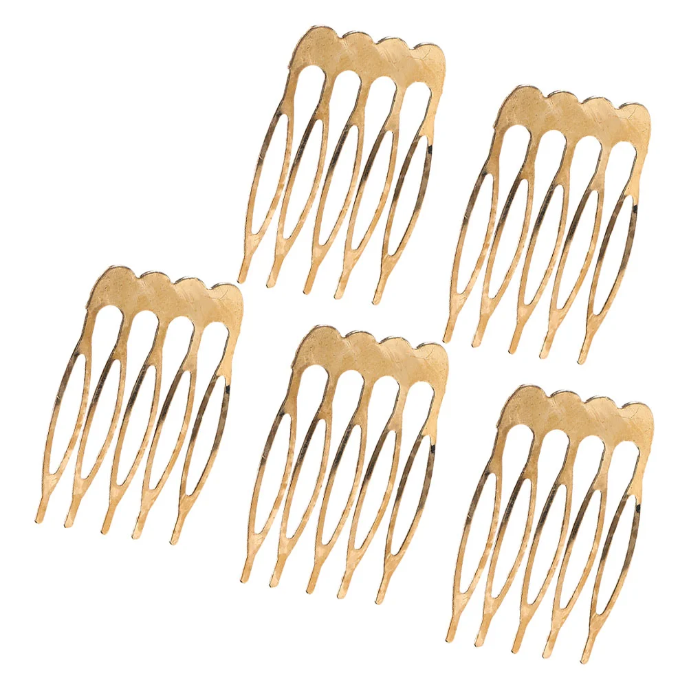 5 Pcs Handmade Material Hair Accessories Comb Clips Metal Combs for Women Side Girls Decorative Accessory Thick
5 Pcs Handmade Material Hair Accessories Comb Clips Metal Combs for Women Side Girls Decorative Accessory Thick