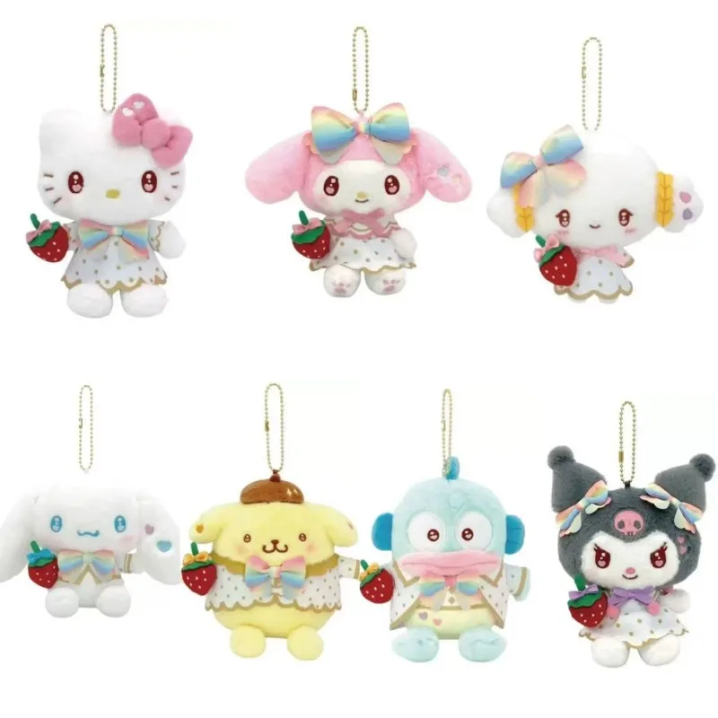 Strawberry News 50th Anniversary Gradient Sanrios Series My Melody Cinnamoroll Plush Toys Pendant Hangyodon Doll Keychain Gift
Strawberry News 50th Anniversary Gradient Sanrios Series My Melody Cinnamoroll Plush Toys Pendant Hangyodon Doll Keychain Gift
