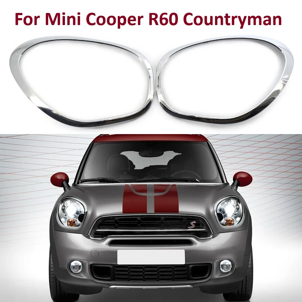 Для MINI Cooper R60 Countryman S ALL4 11-16: Хромированные накладки на фары (левая и правая) 51139801573, 51139801574
Для MINI Cooper R60 Countryman S ALL4 11-16: Хромированные накладки на фары (левая и правая) 51139801573, 51139801574