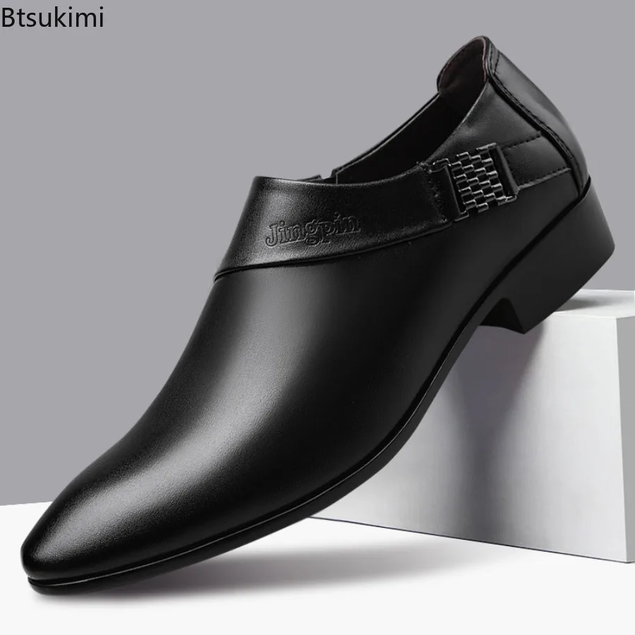 New 2025 Men's Black Leather Shoes Dress Shoes Male Business Party Wedding Office Work Shoes Loafers for Men Shoes Large Size
New 2025 Men's Black Leather Shoes Dress Shoes Male Business Party Wedding Office Work Shoes Loafers for Men Shoes Large Size