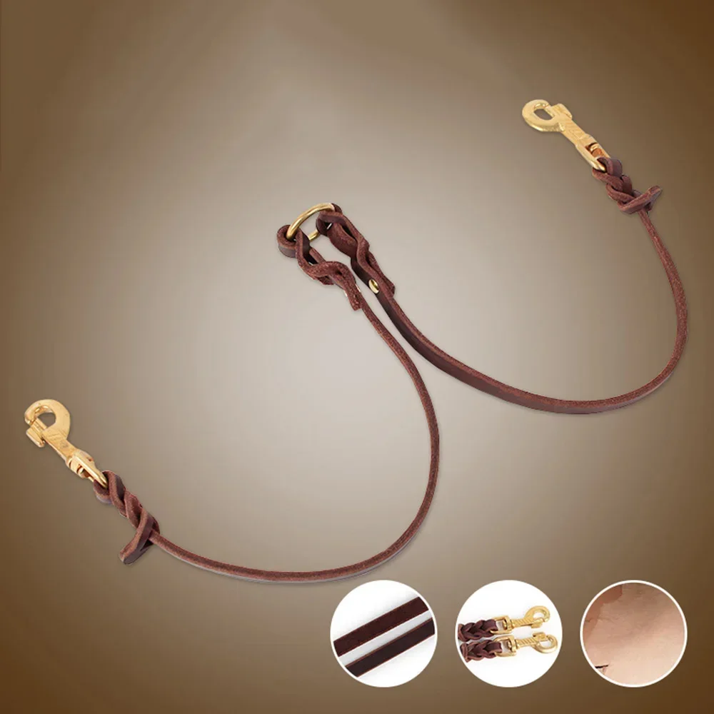Real Leather Double Dog Leash No Tangle Dual Dog Leashes Coupler Pet Training and Walking Leads for 2 Puppies Small Medium Dogs
Real Leather Double Dog Leash No Tangle Dual Dog Leashes Coupler Pet Training and Walking Leads for 2 Puppies Small Medium Dogs