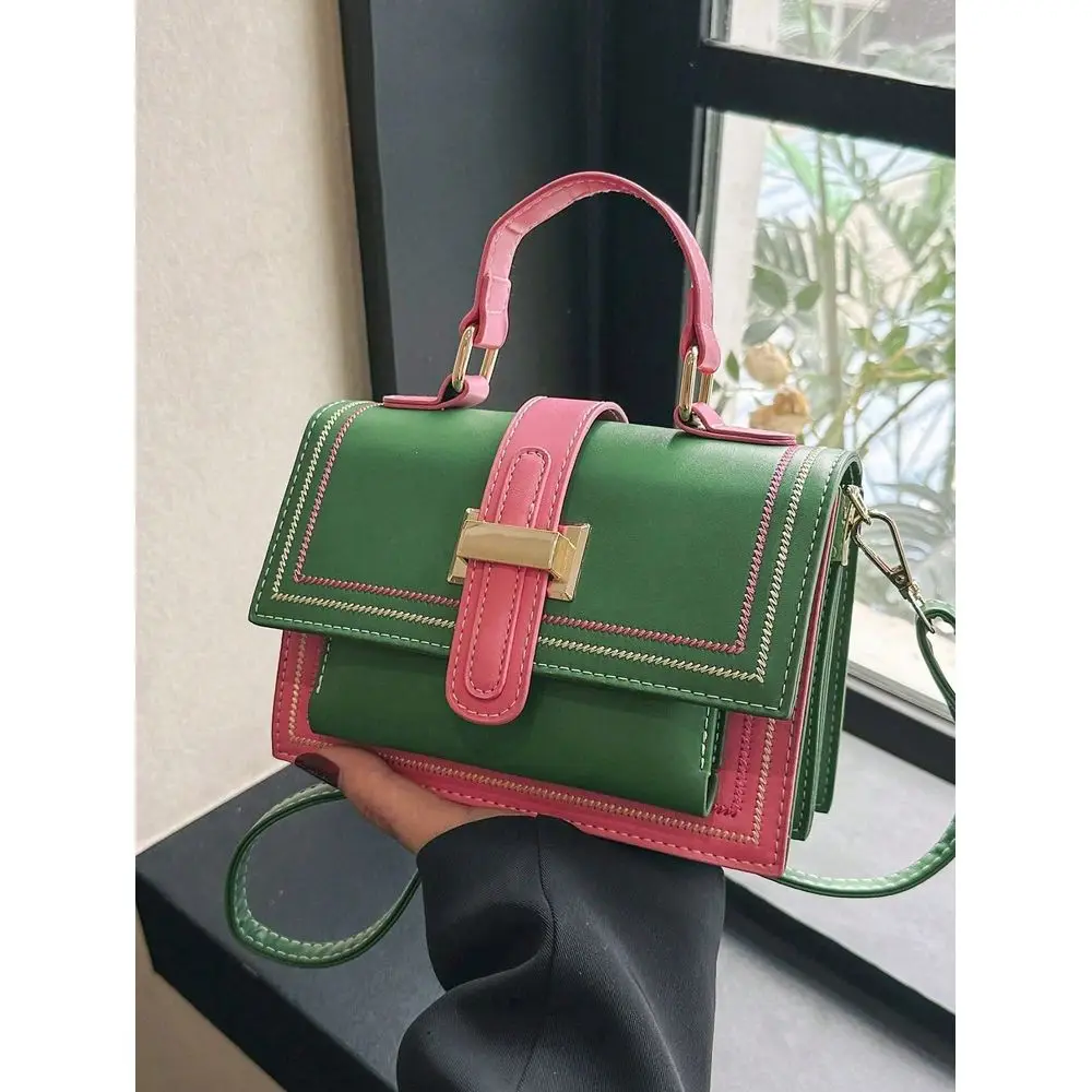 Green Casual Simple Rainbow Stitching Small Square Bag Fashionable Personalized AllMatch Chain Shoulder Messenger Bag Womens Ba
Green Casual Simple Rainbow Stitching Small Square Bag Fashionable Personalized AllMatch Chain Shoulder Messenger Bag Womens Ba