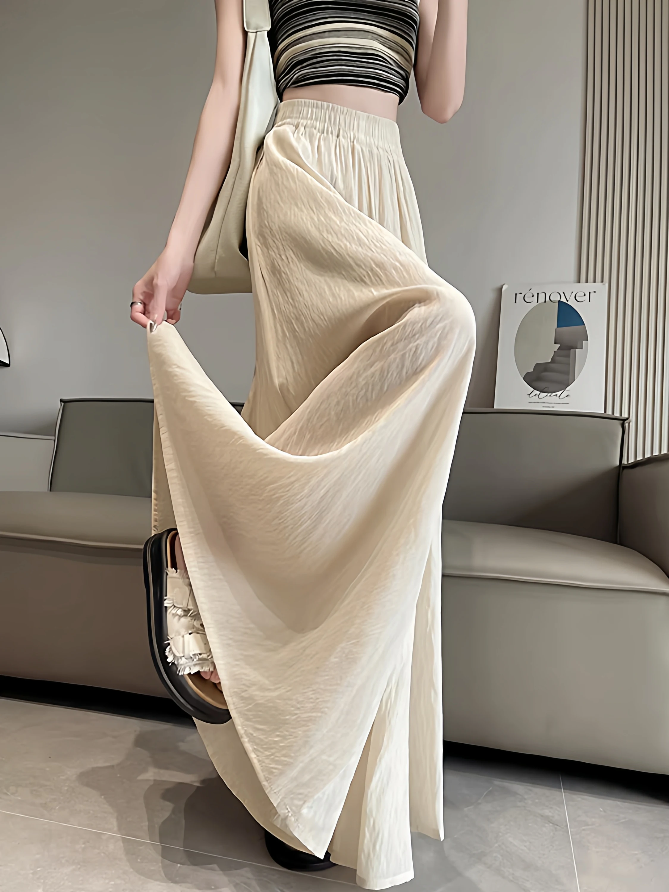 Cotton Linen Wide Leg Skirt Pants Women Summer Thin High Waist Loose Drapey Big Pants Floor Length Yamamoto Skirt Pants
Cotton Linen Wide Leg Skirt Pants Women Summer Thin High Waist Loose Drapey Big Pants Floor Length Yamamoto Skirt Pants