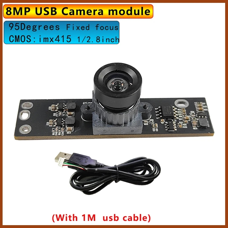 Модуль IP-камеры 8MP 4K CMOS IMX415 с фиксированным фокусом, 95 градусов, высокая скорость, 30 кадров в секунду, USB Plug Play для Creality Falcon 2, Xtool, Lightburn
Модуль IP-камеры 8MP 4K CMOS IMX415 с фиксированным фокусом, 95 градусов, высокая скорость, 30 кадров в секунду, USB Plug Play для Creality Falcon 2, Xtool, Lightburn