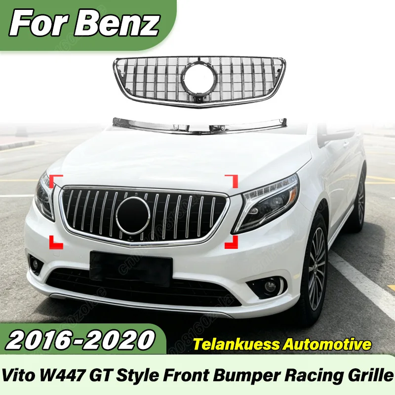 For Mercedes Benz Vito VITO W447 2016 2017 2018 2019 2020 Car GT Style Front Bumper Air Intake Grille Body Modification Kit
For Mercedes Benz Vito VITO W447 2016 2017 2018 2019 2020 Car GT Style Front Bumper Air Intake Grille Body Modification Kit
