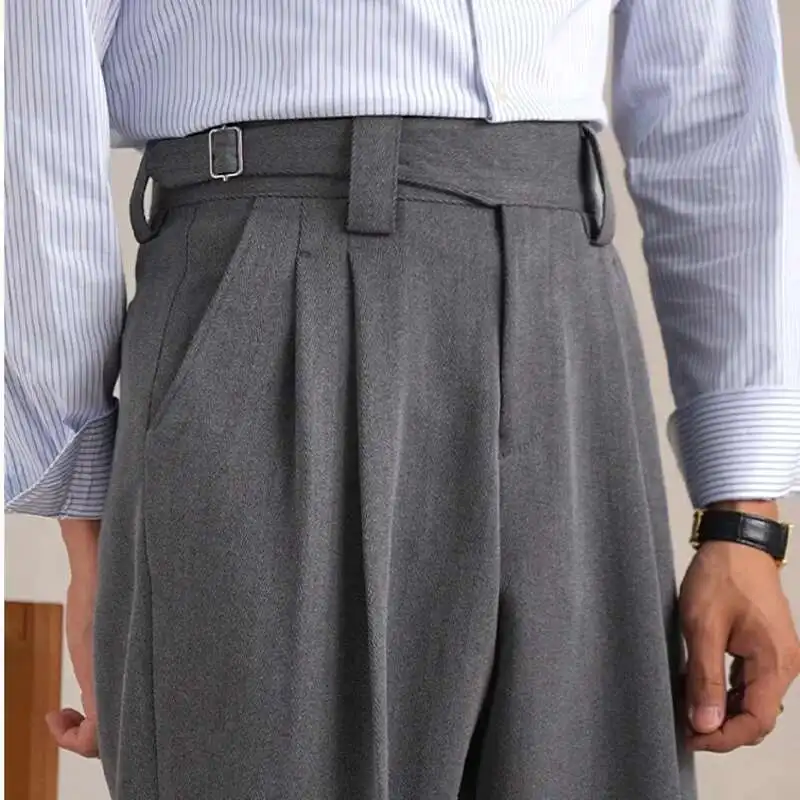 2024 Autumn Herringbone Silhouette Casual Trousers For Men Loose Straight Leg High-end Feel Double Pleated Office Trousers Men
2024 Autumn Herringbone Silhouette Casual Trousers For Men Loose Straight Leg High-end Feel Double Pleated Office Trousers Men