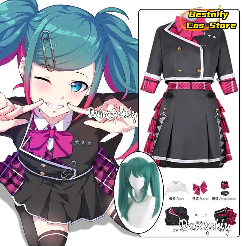 Аниме-игровой проект Sekai Косплей Mikuuu Jirai Kei Костюм JK Школьная форма Женские платья Маскировка на Хэллоуин для взрослых девочек
Аниме-игровой проект Sekai Косплей Mikuuu Jirai Kei Костюм JK Школьная форма Женские платья Маскировка на Хэллоуин для взрослых девочек