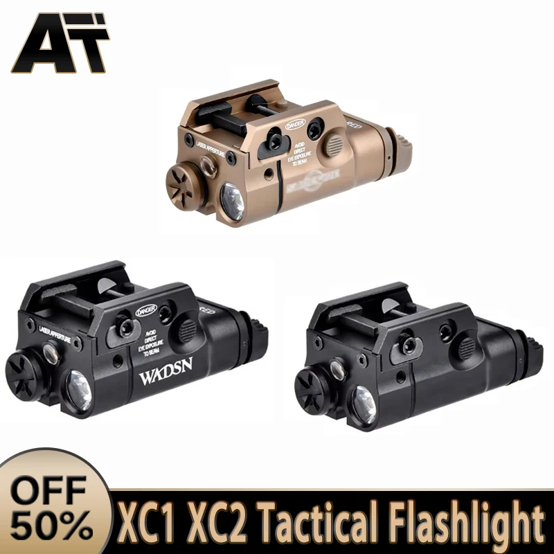 WADSN XC1 XC2 Airsoft Pistol Gun Tactical Flashlight for Glcok 17 19 G17 19 P250 Weapon Hunting Accessories Led Scout Light
WADSN XC1 XC2 Airsoft Pistol Gun Tactical Flashlight for Glcok 17 19 G17 19 P250 Weapon Hunting Accessories Led Scout Light