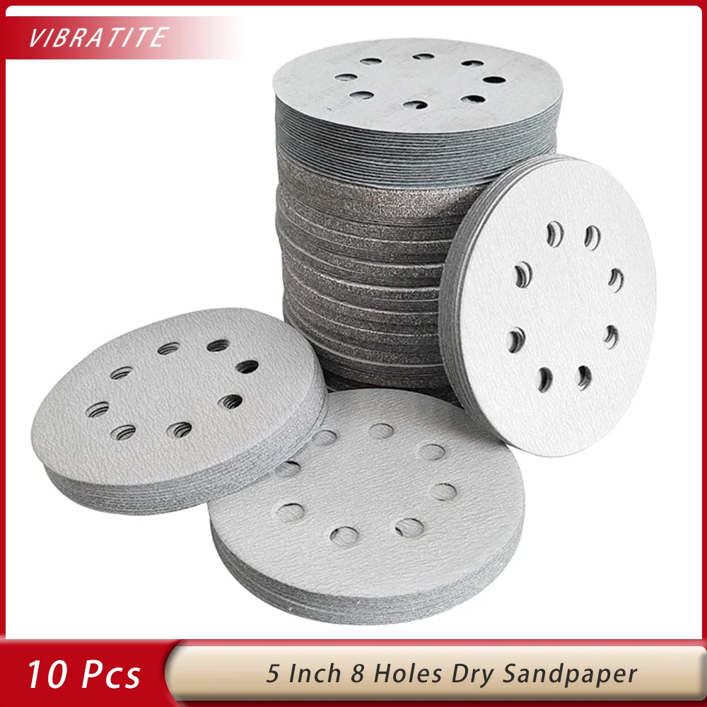 10Pcs 5 Inch Dry Sanding Disc Hook and Loop 8Holes Abrasive Sand Paper Round Grinding Paper for Wood Finishing Metal Polishing
10Pcs 5 Inch Dry Sanding Disc Hook and Loop 8Holes Abrasive Sand Paper Round Grinding Paper for Wood Finishing Metal Polishing