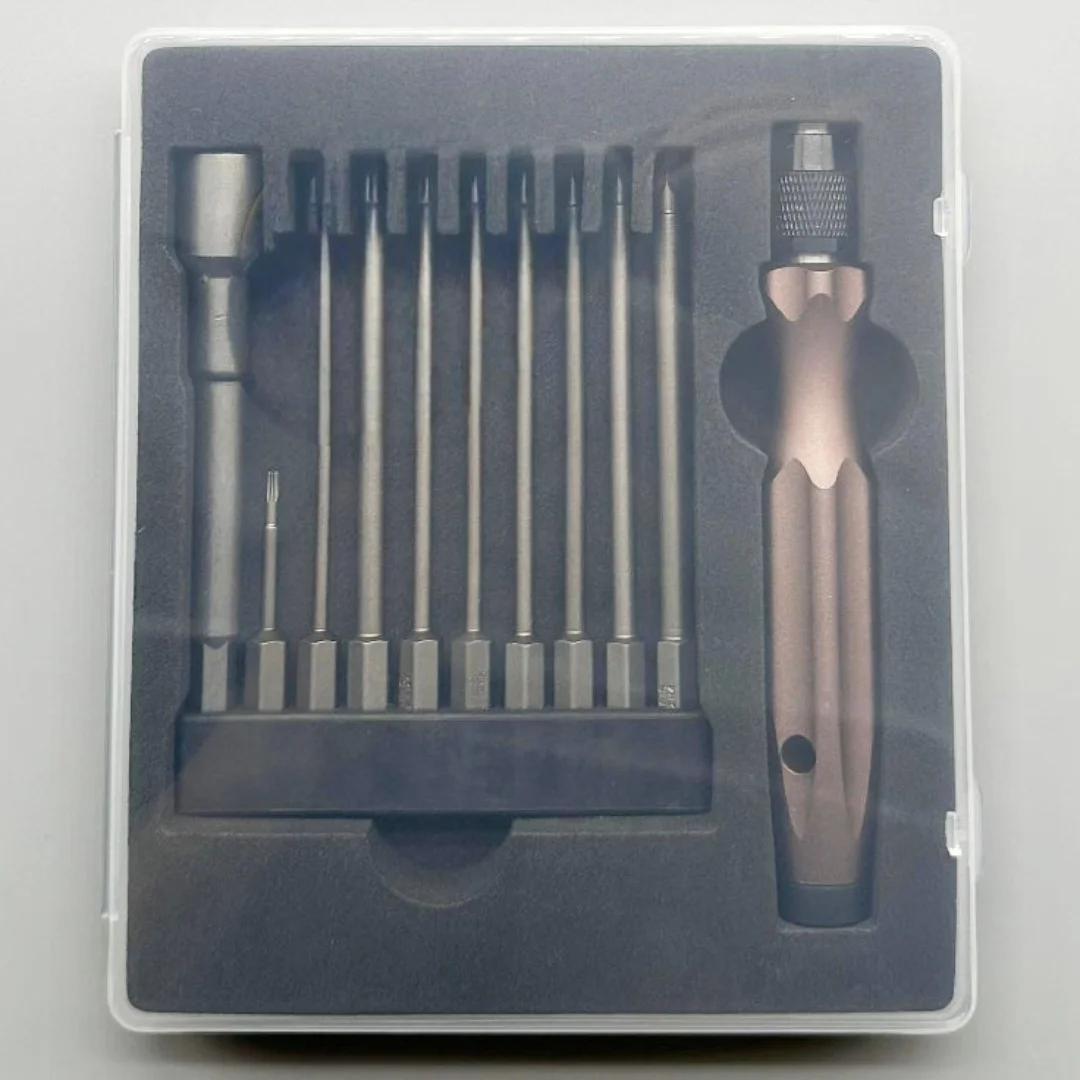 10-in-1 Screwdriver Tool Set, High-Precision Alloy Steel Screwdrivers Repair Kit for Agricultural Drone T40 T50 T60 T70P T100
10-in-1 Screwdriver Tool Set, High-Precision Alloy Steel Screwdrivers Repair Kit for Agricultural Drone T40 T50 T60 T70P T100