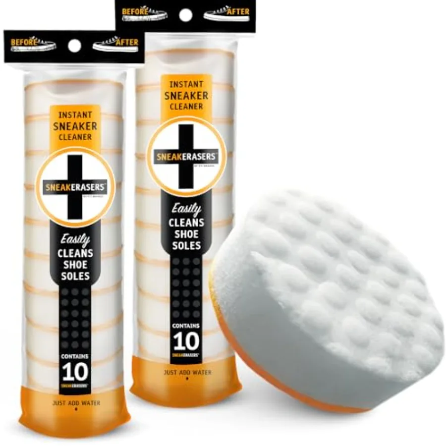 Sole and Sneaker Cleaner, Premium Shoe Cleaner for Sneakers, Dual-Sided Sponges, Effective for Tennis Shoes and Women Men Sneak
Sole and Sneaker Cleaner, Premium Shoe Cleaner for Sneakers, Dual-Sided Sponges, Effective for Tennis Shoes and Women Men Sneak