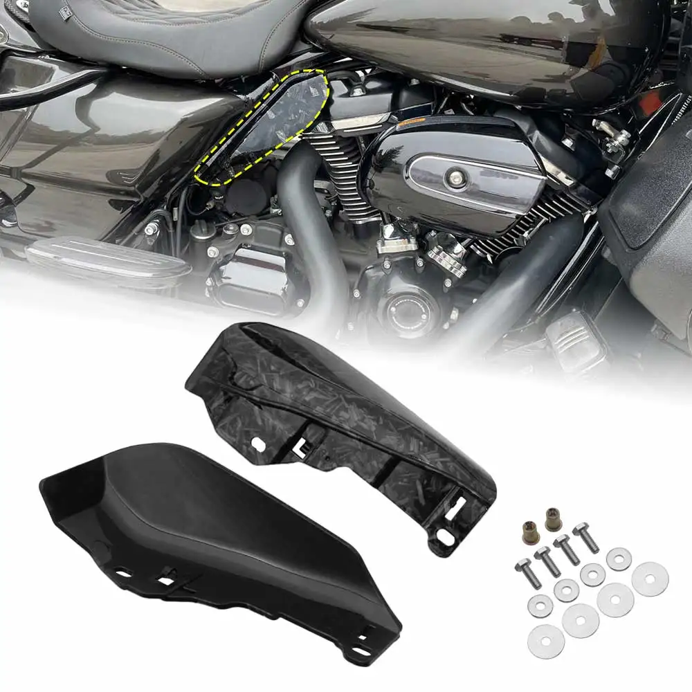 Motorcycle Air Deflectors Forged Carbon Fiber Pattern Mid-Frame Air Deflectors For Harley Touring Models 2024-Later Abs Plastic
Motorcycle Air Deflectors Forged Carbon Fiber Pattern Mid-Frame Air Deflectors For Harley Touring Models 2024-Later Abs Plastic