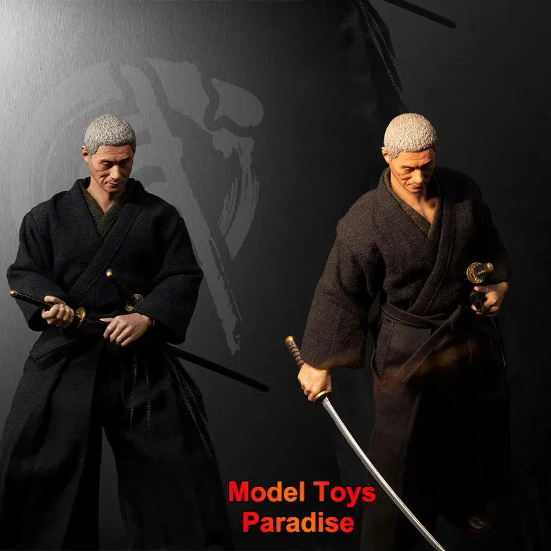 WOLFKING WK-89029 1/6 Men Soldier Japanese Black Samurai Clothes Set 2.0 With Head Carving Fit 12Inch Action Figure Body
WOLFKING WK-89029 1/6 Men Soldier Japanese Black Samurai Clothes Set 2.0 With Head Carving Fit 12Inch Action Figure Body