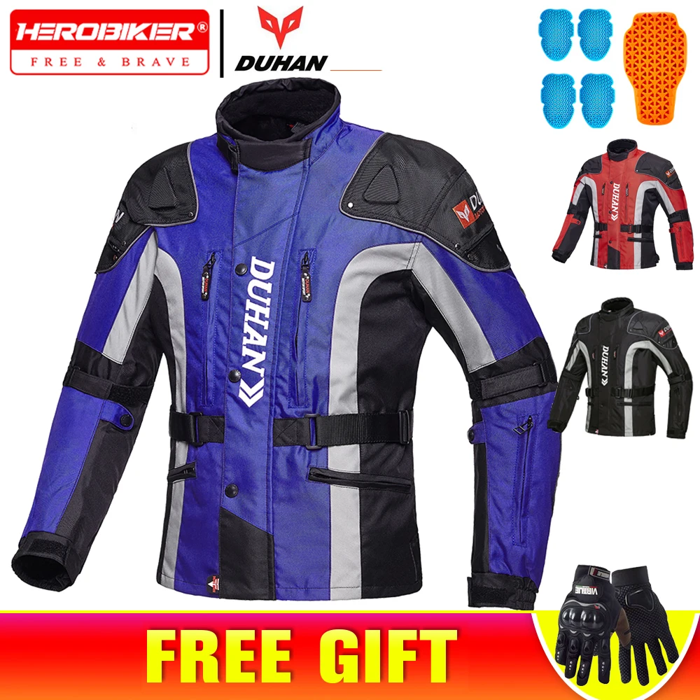 DUHAN Motorcycle Cycling Jacket Male Four Seasons Moto Clothing Long Racing Coat Knight Equipment Clothing Winter Windproof
DUHAN Motorcycle Cycling Jacket Male Four Seasons Moto Clothing Long Racing Coat Knight Equipment Clothing Winter Windproof