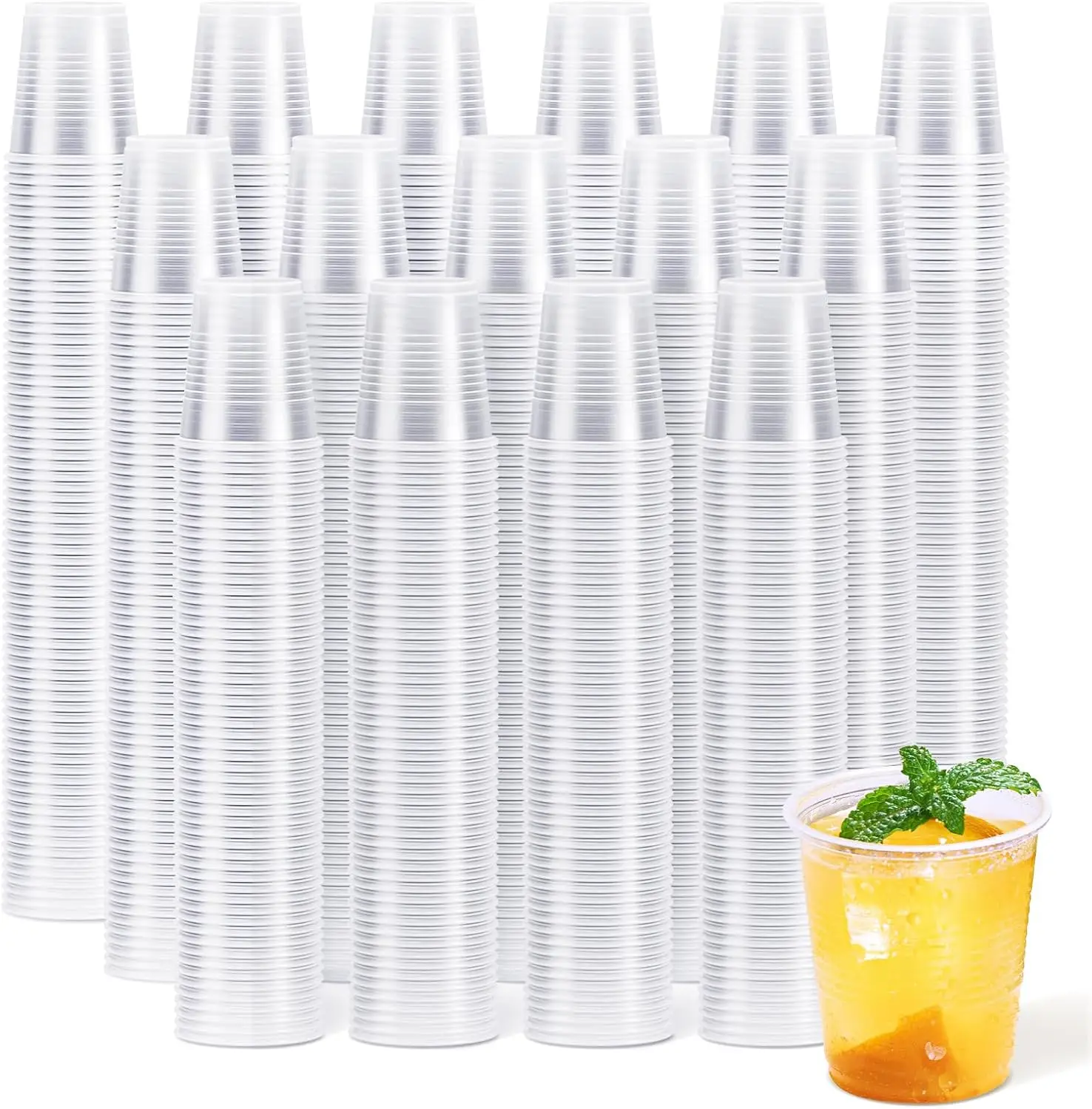 1200 Pack 3 oz Clear Plastic Cups, Disposable Mouthwash Cups for Parties, Bathroom & Tasting
1200 Pack 3 oz Clear Plastic Cups, Disposable Mouthwash Cups for Parties, Bathroom & Tasting