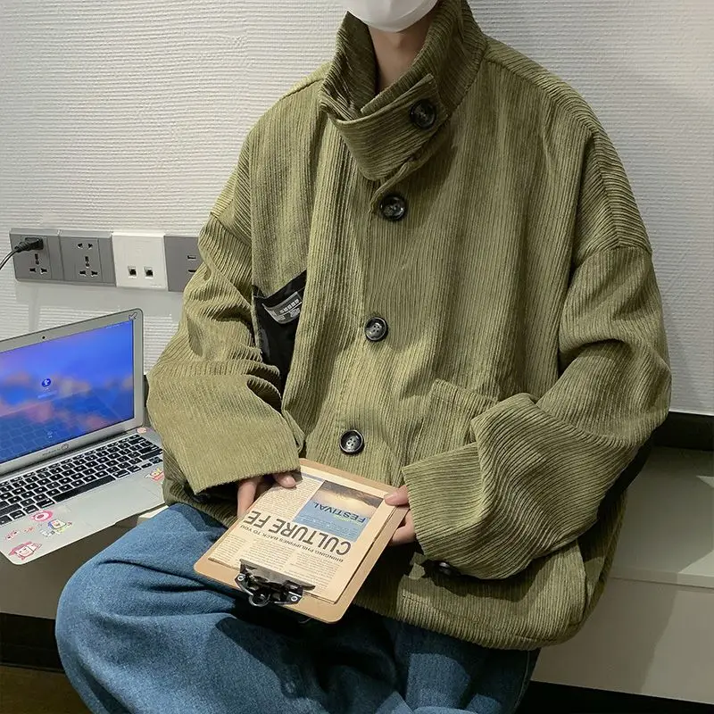 American vintage corduroy cargo coat for men and women spring and autumn 2024 new loose casual jacket top trend sweatshirt y2k
American vintage corduroy cargo coat for men and women spring and autumn 2024 new loose casual jacket top trend sweatshirt y2k