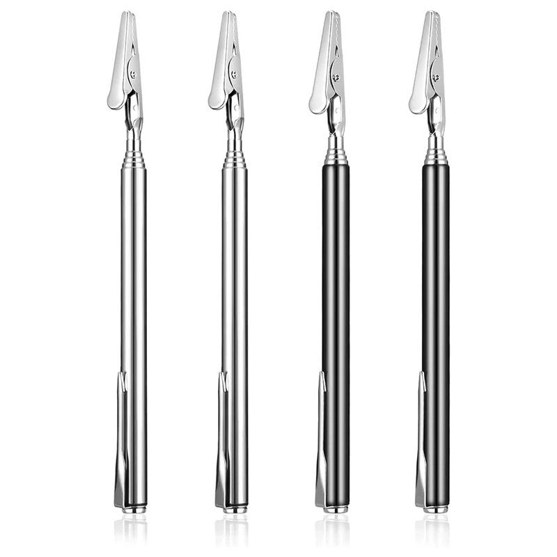 4 шт., телескопические зажимы типа «крокодил», выдвижные телескопические зажимы для соединения металлической проволоки, выдвижные зажимы для крепления ювелирных изделий 
4 шт., телескопические зажимы типа «крокодил», выдвижные телескопические зажимы для соединения металлической проволоки, выдвижные зажимы для крепления ювелирных изделий