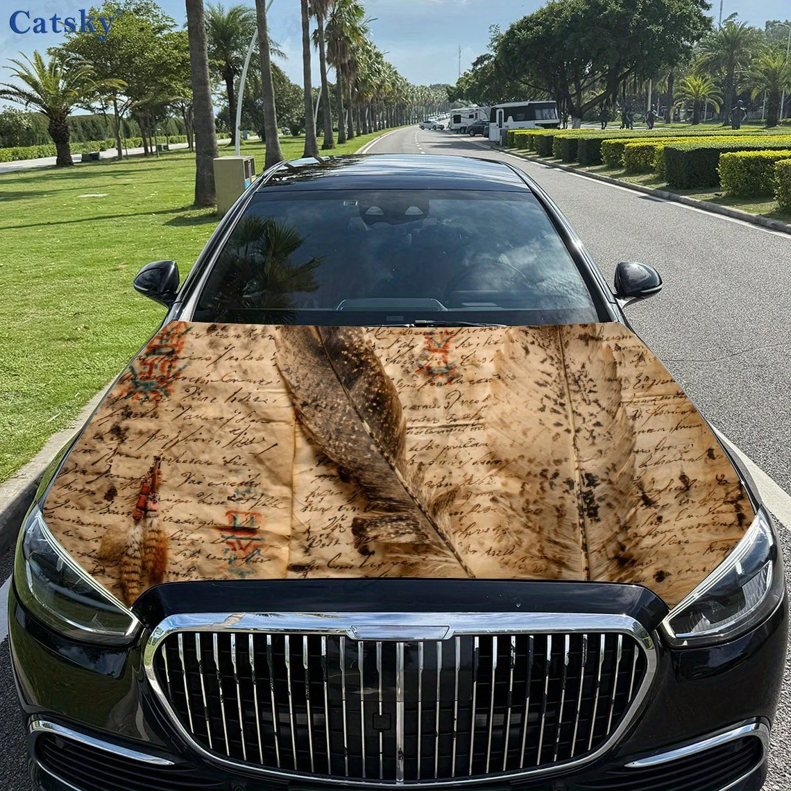 Intricate Manuscript Art Car hood decals, car cover decorative stickers, and vinyl wraps for cars, SUVs and trucks. Self-adhesiv
Intricate Manuscript Art Car hood decals, car cover decorative stickers, and vinyl wraps for cars, SUVs and trucks. Self-adhesiv