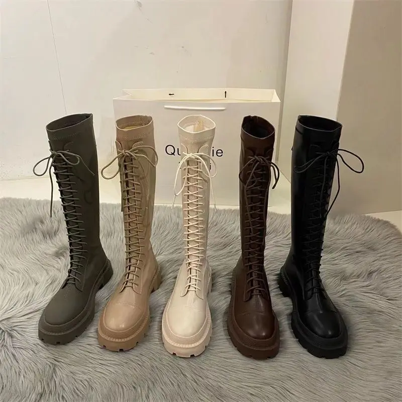 Women's Long Tube Boots Knight Style Fleece Lined Ankle High Autumn Winter Fashion Comfortable PU Leather Mid-Calf Boots
Women's Long Tube Boots Knight Style Fleece Lined Ankle High Autumn Winter Fashion Comfortable PU Leather Mid-Calf Boots