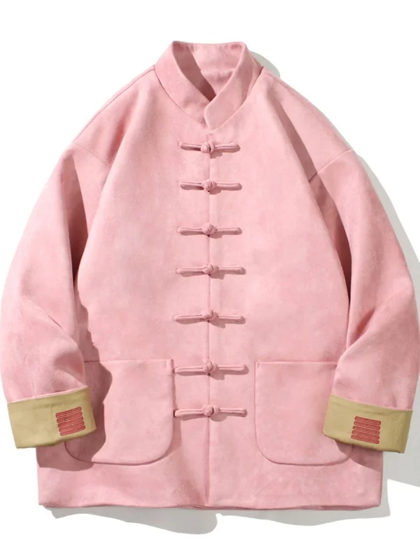 Trendy Suede Jaet with Embroidered Disk Buttons National Trend Print Hanfu Sle for Men And Women Casual Autumn Wear
Trendy Suede Jaet with Embroidered Disk Buttons National Trend Print Hanfu Sle for Men And Women Casual Autumn Wear