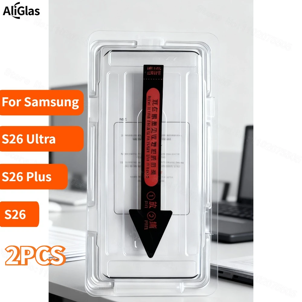 2Pcs HD Tempered Glass Screen Protector for Samsung S26 Ultra S26 Plus Installation Glass for Samsung S26 Plus Anti-Shatter
2Pcs HD Tempered Glass Screen Protector for Samsung S26 Ultra S26 Plus Installation Glass for Samsung S26 Plus Anti-Shatter