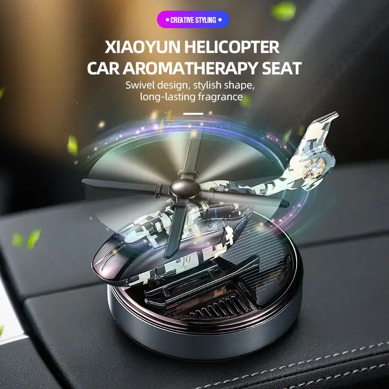 Car Solar Aromatherapy Rotating Helicopter Interior Center Console Decoration Supplies Car Perfume Solar Air Freshener
Car Solar Aromatherapy Rotating Helicopter Interior Center Console Decoration Supplies Car Perfume Solar Air Freshener