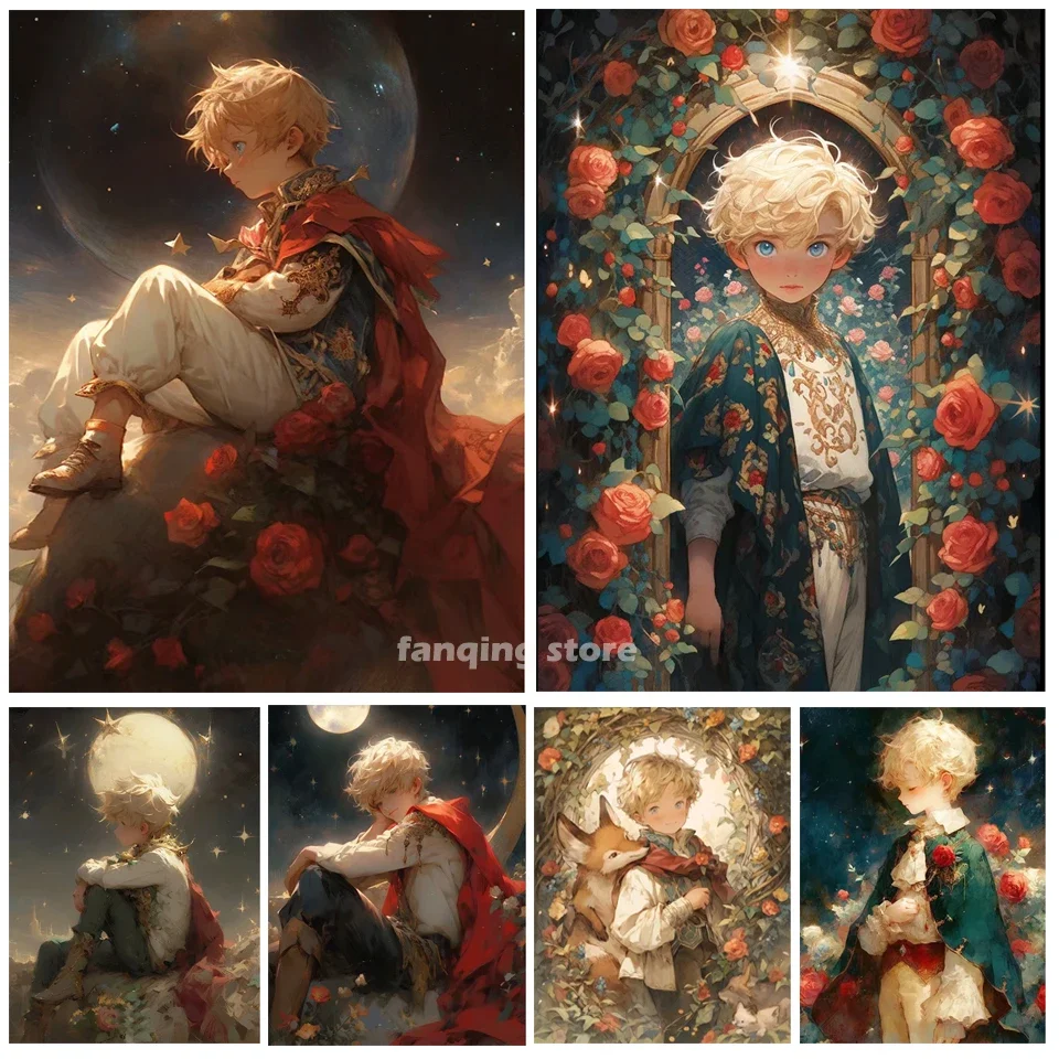 5D DIY Алмазная картина Маленький принц Мозаика Вышивка Полный круглый дрель Стежка Крестом Художественная картина Стразы Домашний декор
5D DIY Алмазная картина Маленький принц Мозаика Вышивка Полный круглый дрель Стежка Крестом Художественная картина Стразы Домашний декор