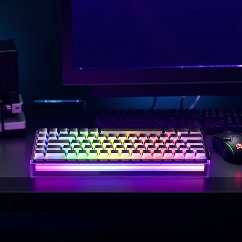 AULA HERO 68HE Magnetic Switch Keyboard RGB Gaming Mechanical Keyboard Rapid Trigger 8K Return Wired Esports Custom Keyboard